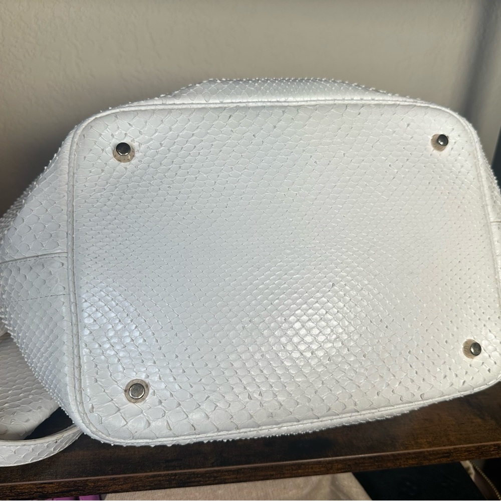 ULTRA RARE Dior Python White Gold Runway Bag - Picture 11 of 14